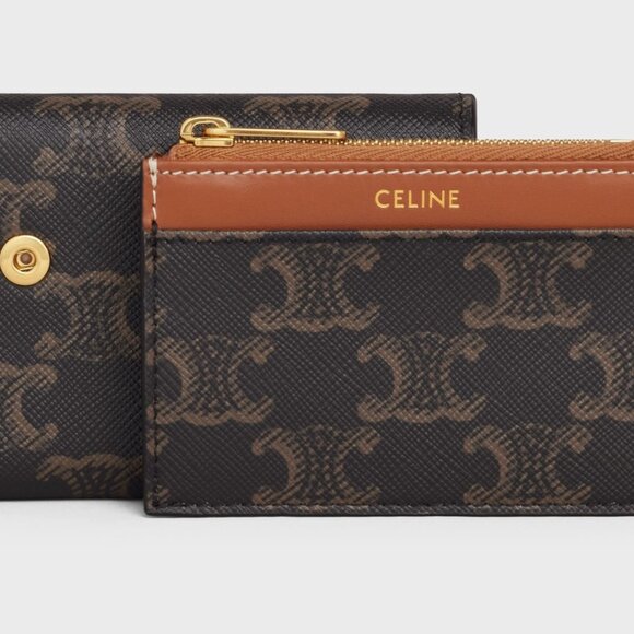 Authentic COMPACT WALLET WITH COIN TRIOMPHE IN TRIOMPHE CANVAS. - Picture 2 of 15